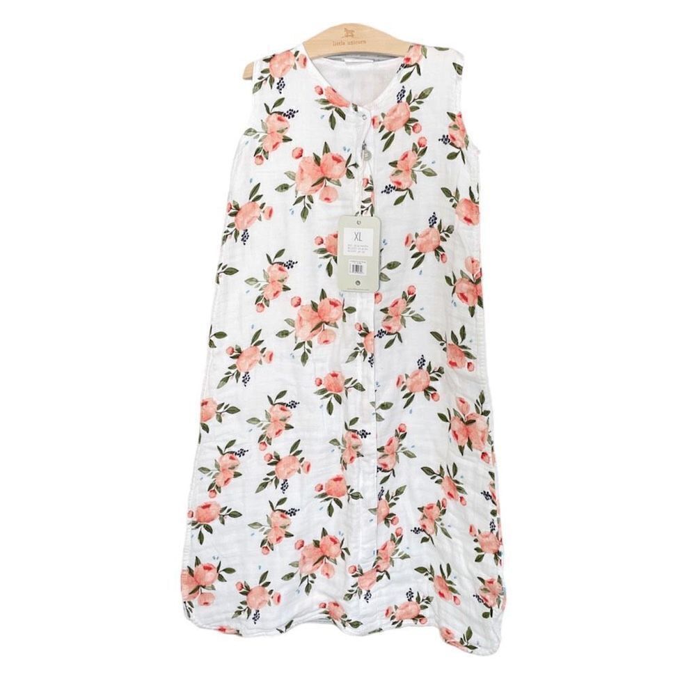 Little Unicorn Cotton Muslim Sleep Bag Watercolor Roses 18-24 months